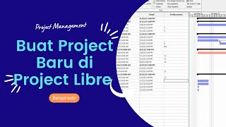 Project Libre New Project/ Create a New Project in Project Libre