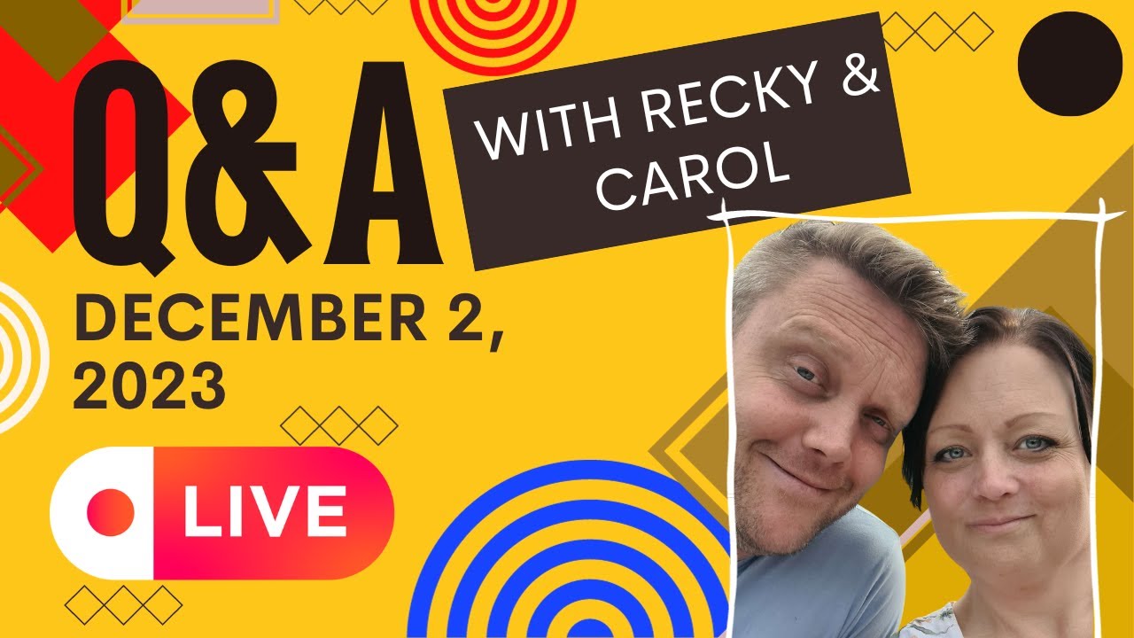 Reckky LIVE Q & A / With Recky and Carol - YouTube
