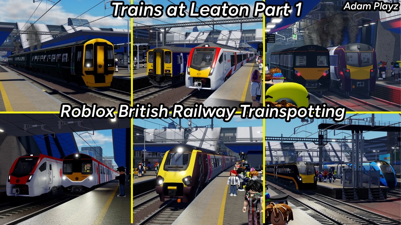 Trains at Leaton (Roblox British Railway Trainspotting Part 1 (15/02/26)