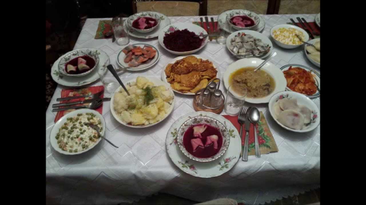 Stół wigilijny 24.12.2014 - YouTube