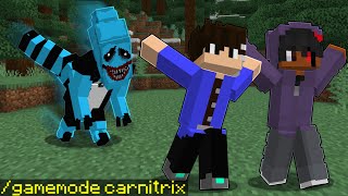 TROLLEI MEUS AMIGOS USANDO O CARNITRIX NO BEN 10 MINECRAFT