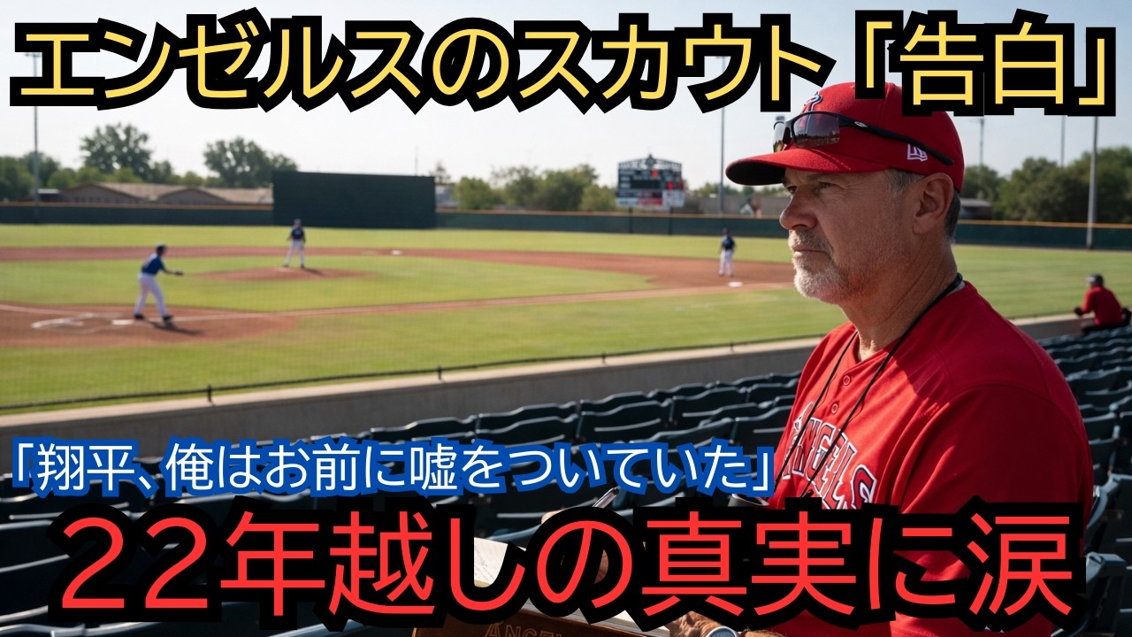 【感動】「翔平、俺はお前に嘘をついていた」大谷翔平が移籍を決めた夜、エンゼルスのスカウトが22年越しに告白した