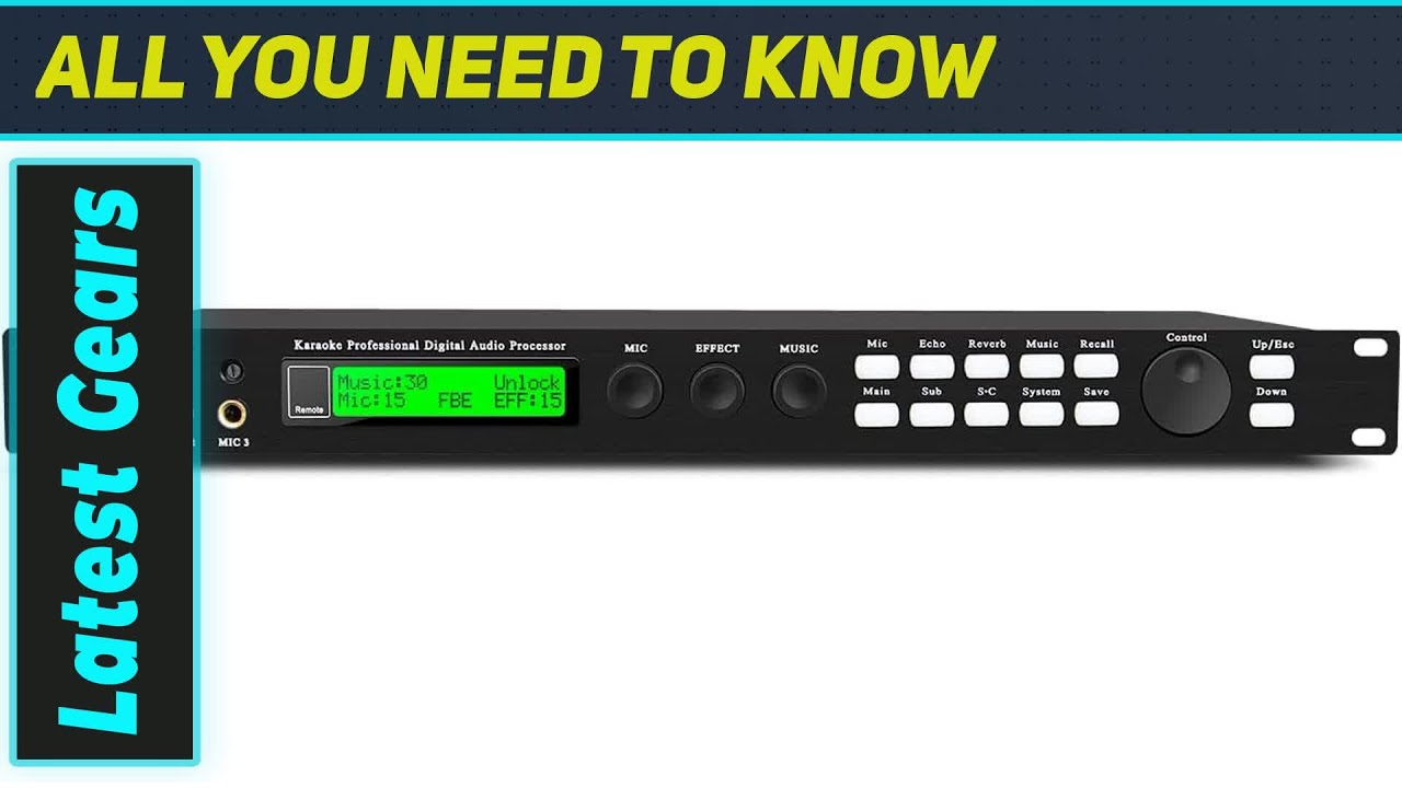 Depusheng X5: Best Anti-Howling Karaoke Processor with PC Control