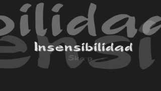 Insensibilidad - Ska-p (Con letra)