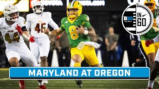 Maryland at Oregon Nov 11 2024 B1G Football in 60