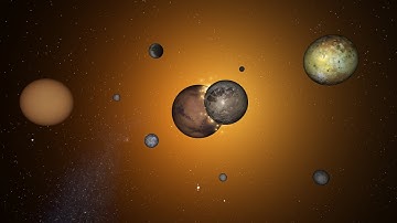 What if every major moon orbited Mar? | Universe Sandbox