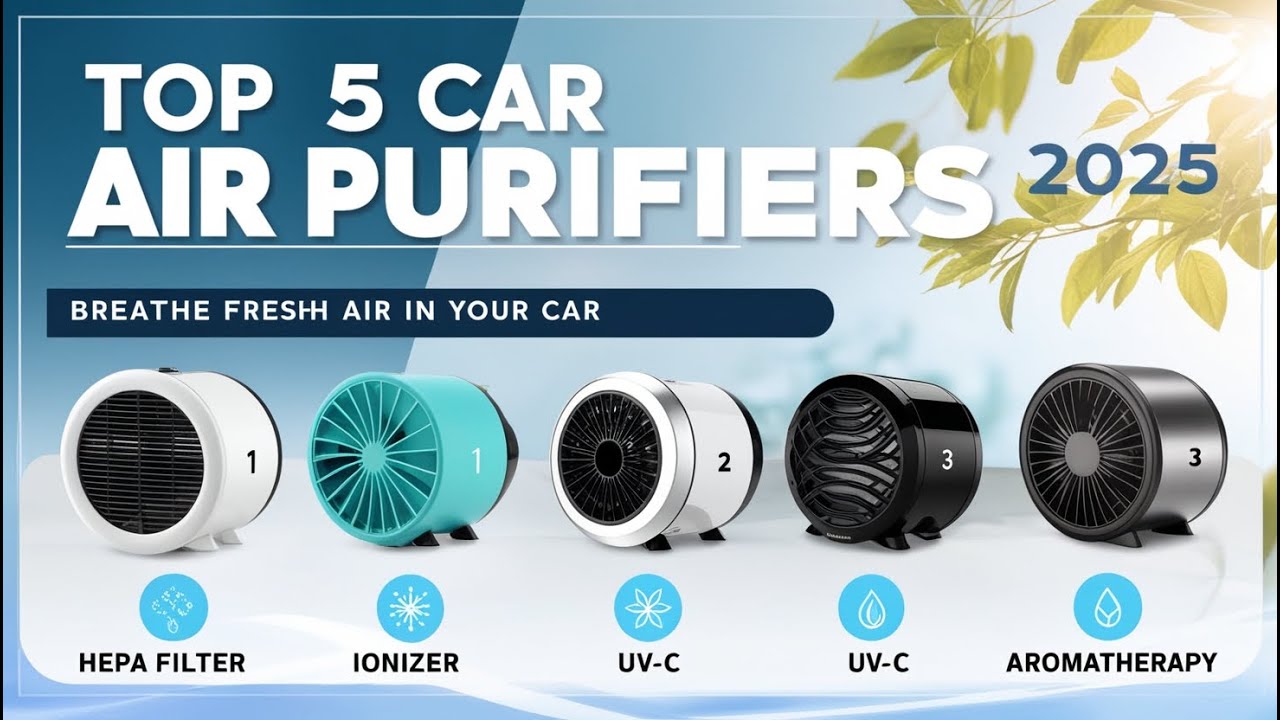 5 Best Car Air Purifiers in 2025 – Clean Air On The Go