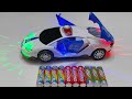 Unboxing Electric Super Police Car, Electric Small Insect, RC City Retro Bus, RC Medical Ambulance