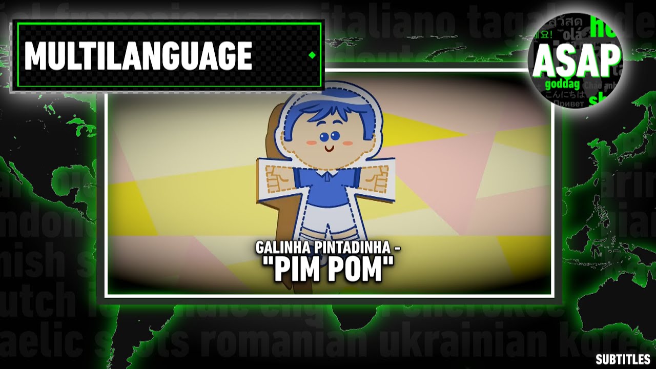Galinha Pintadinha - “Pim Pom” | Multilanguage (Requested)