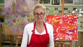 CREATING AN ABSTRACT LANDSCAPE:  TUTORIAL - ABSTRACTLY YOURS TV SHOW, EPISODE 4