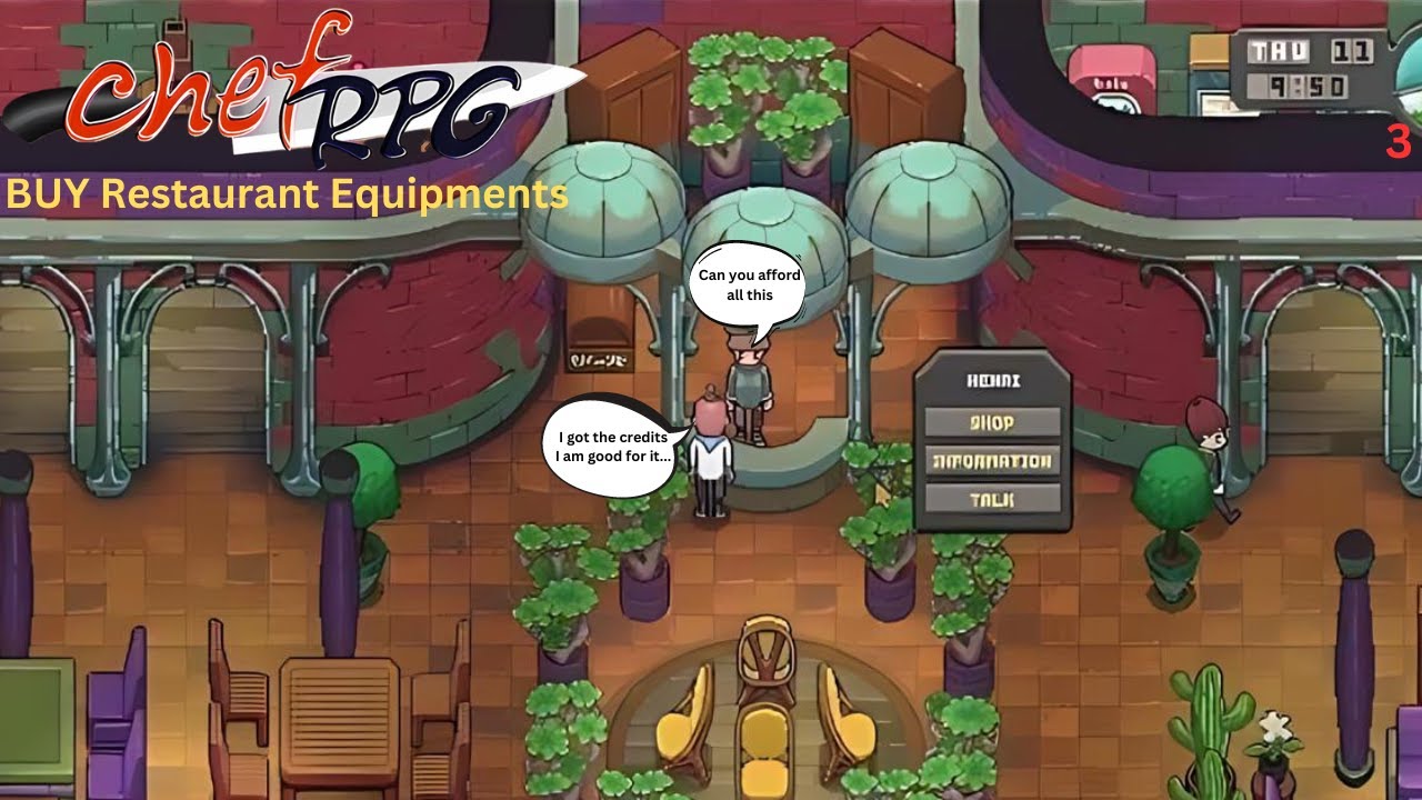 Chef RPG Restaurant Equipment's - YouTube