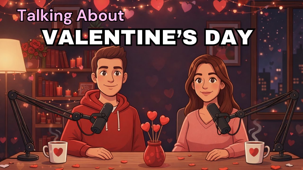How To Talk About Valentine's Day in English | English Podcast for Beginners | Learn English