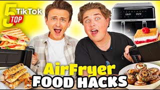 TOP 5 VIRALE AirFryer TikTok FOOD-HACKS 🥪🤤 mit Smiley
