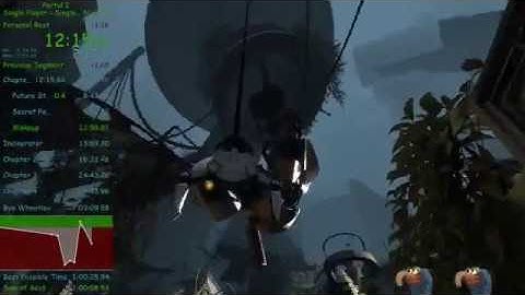 Portal 2 Completed in 1:02:46.917 - FORMER Inbounds World Record