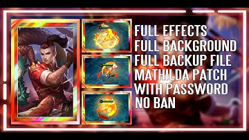 CHOU DRAGON BOY SKIN SCRIPT | FULL EFFECTS+BACKUP FILE W/ PASSWORD| MATHILDA PATCH🔥