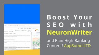Boost Your SEO with NeuronWriter and Plan High-Ranking Content!🌮 AppSumo LTD #shorts