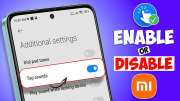 How to Enable or Disable Touch Sound on Xiaomi Phones | Turn On/Off Touch Sound on Xiaomi