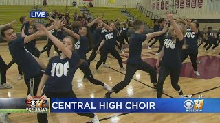 CBS 11 Pep Rally: Central High School Choir