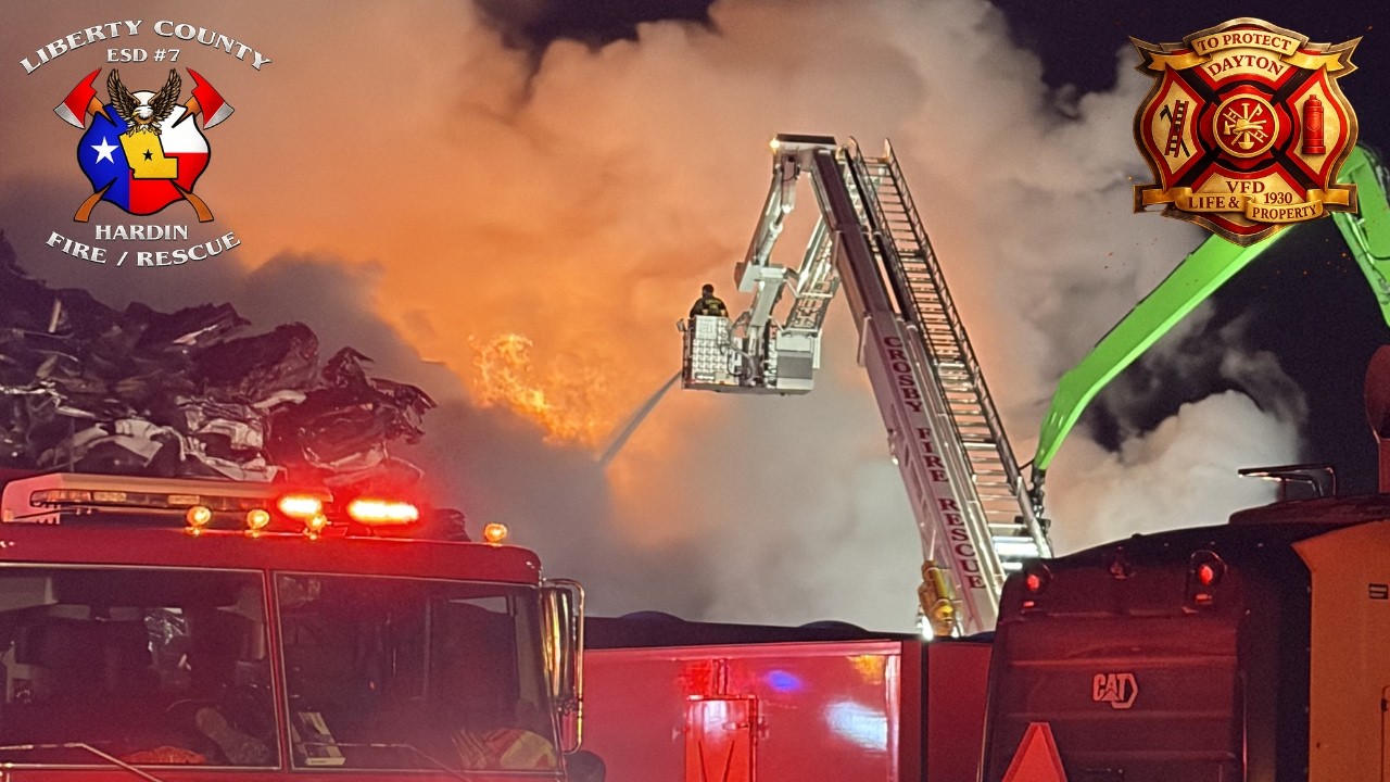 15 Fire Departments and 500,000 Gallons of Water | Industrial Recycling Fire