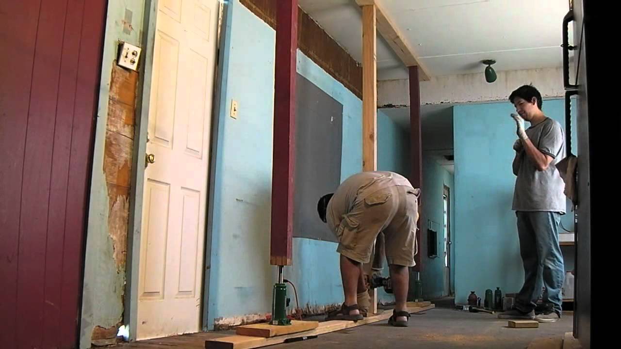 Mobile Home Roof Bracing Youtube