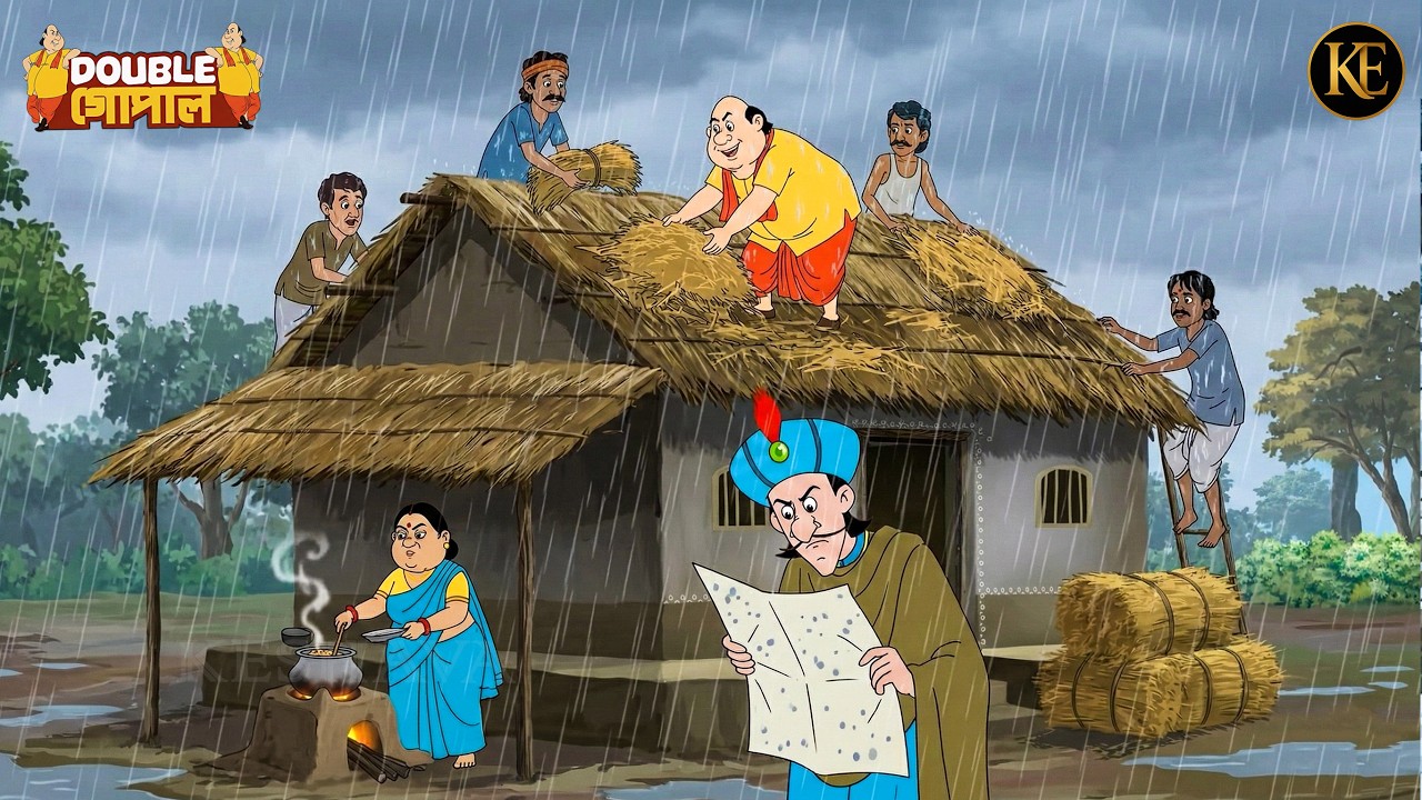 বৃষ্টির মধ্যে মন্ত্রীর হাতে মিলল গুপ্তধনের মানচিত্র! | Gopal Bhar - গোপালভাঁড় | New Episode 2026