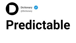 Predictable Meaning In English