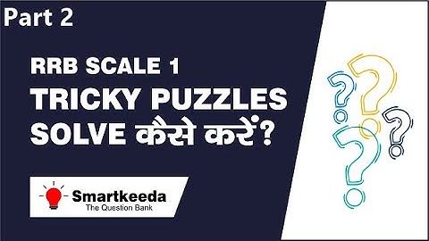 Best Approach To Solve Tricky Puzzles for bank exams Part 2  By Prateek Sir   Doubt Session Testzone