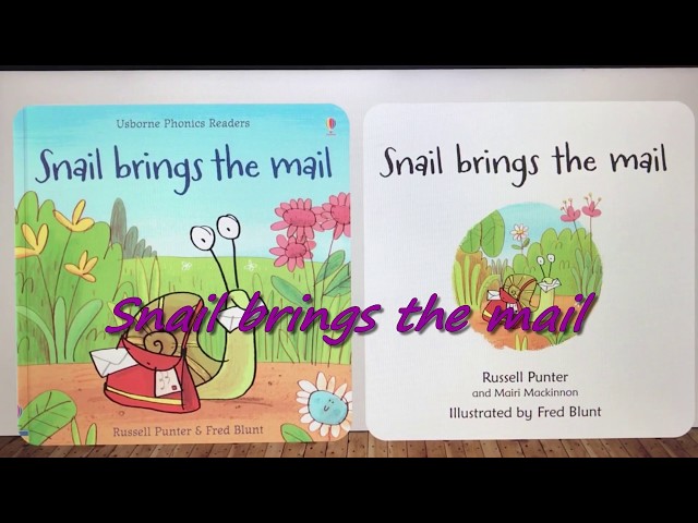 SNAIL BRINGS THE MAIL | Read aloud by little girl Clover class=