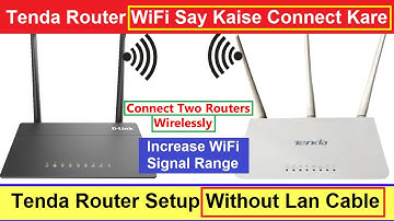 Tenda Router Wireless Settings | Setup Without Lan Cable