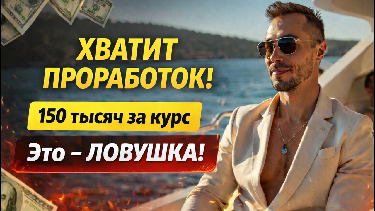 ХВАТИТ ПРОРАБОТОК! Они держат вас в аду. 150 тысяч за курс - это ловушка!