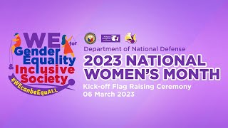 National Women's Month Kick-Off Flag Raising Ceremony