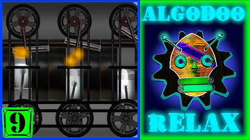 Satisfying and relaxing compilation, ambient sleeping music with Algodoo #9