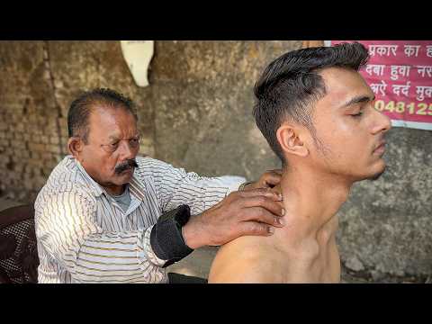 Narsha Baba DEEP BACK Pain Massage | BEST PAINKILLER Therapy For RELAXATION | ASMR Gautam