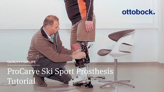 ProCarve Ski Sport Prosthesis - Tutorial: Adjustments & Settings | Ottobock