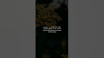 سعد الغامدي | ولقد أرسلنا موسى بآياتنا وسلطان مبين - إلى فرعون وملئه فاتبعوا أمر فرعون ..