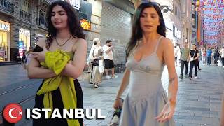 Istanbul Walking Tour POV 🇹🇷 Night Walk Taksim Square &amp; Istiklal Street