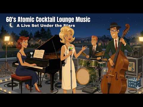 Video Jazz Lounge Music for Work | 60s Atomic Cocktail Vibes — A Timeless Night of Pure Elegance