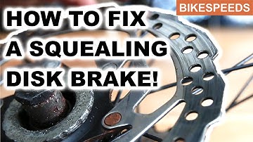 HOW TO FIX SQUEALING DISK BRAKE - Brake & Bike Service