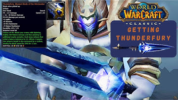 WoW Classic - What it feels like to get the Legendary Thunderfury.