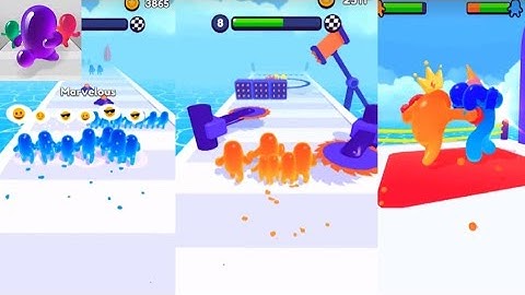 NOOB vs PRO vs HACKER GOD in Join Blob gaming video #jellyclash3d