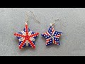 Beading4perfectionists : 3D puffy star beaded (creative freedom) UK flag
