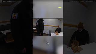 Police bodycam footage shows moments before the arrest of Luigi Mangione