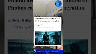 POLISH POLICE ARRESTED SUSPECT LINKED TO PHOBOS RANSOMWARE #tech #news #cybersecurity #ransomware