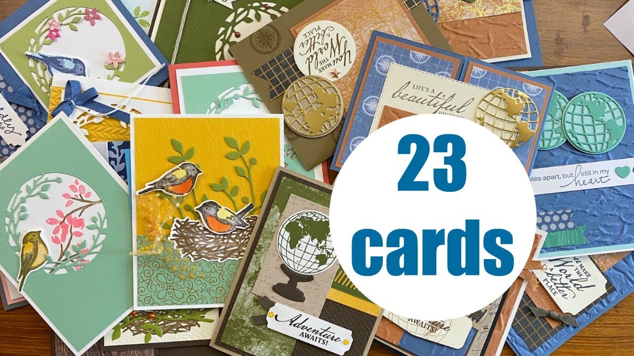 Birds & Branches and Beautiful World Cards