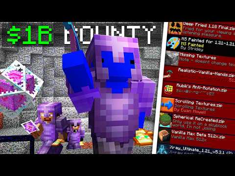 I Survived A $1B Bounty With CURSED Texture Packs