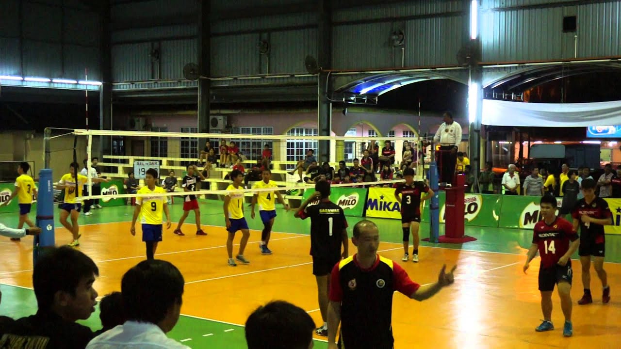 (U16) Men Volleyball FInals Sarawak vs Selangor Set 4 