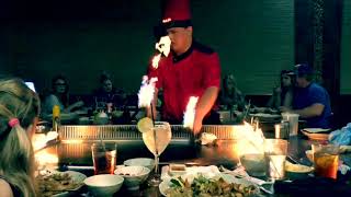 Hibachi Fire Show Tricks