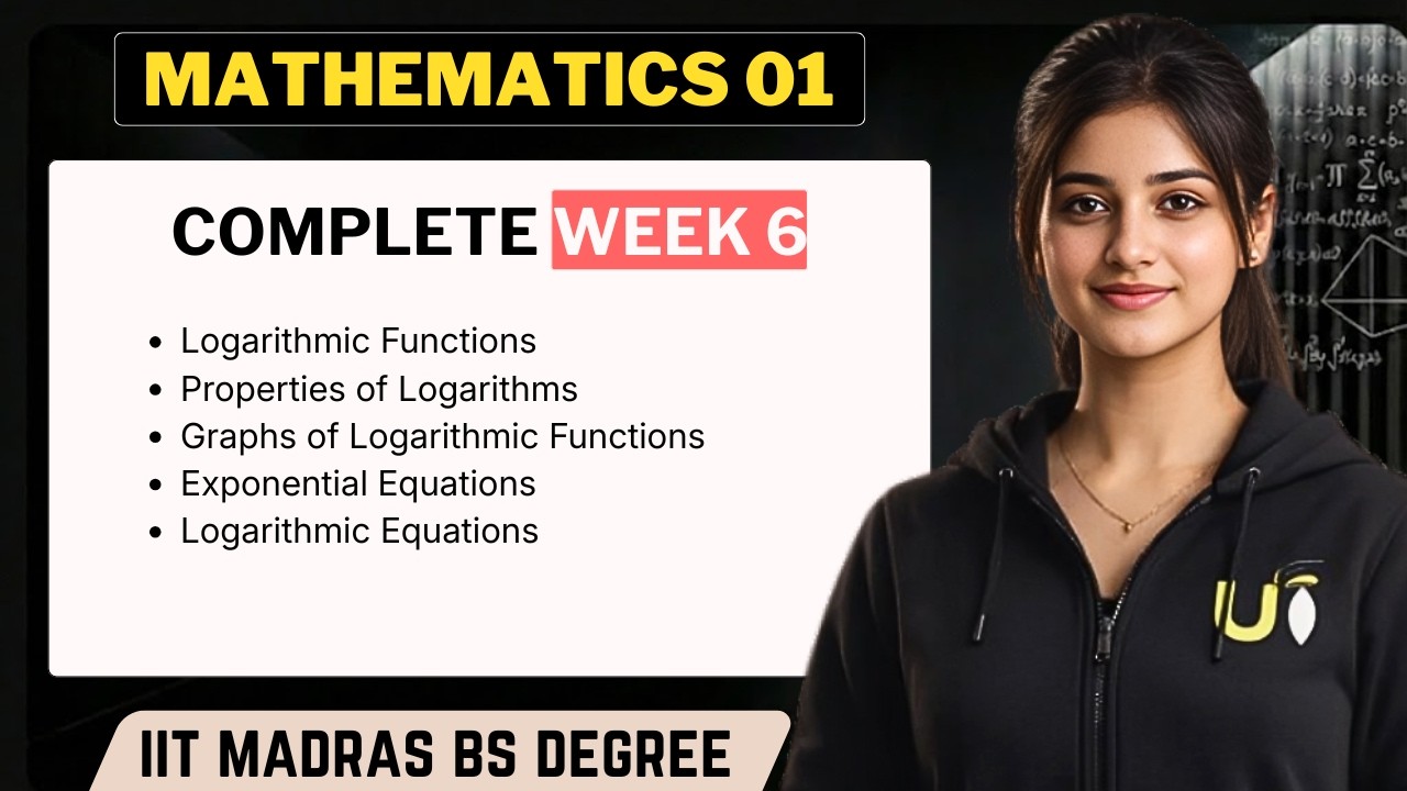 Complete Mathematics 01 Week 6 + Question Practice | IIT Madras BS ...