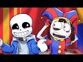 If sans was in the amazing digital circus animation