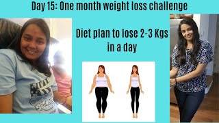 Hi friends, hope your day 15 of 1 month weight loss challenge went
great. today's video is about a diet plan that can help you flush out
the water fro...